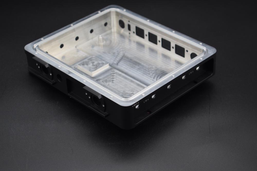 Cerakorte coated aluminium 6082 T6 enclosure base